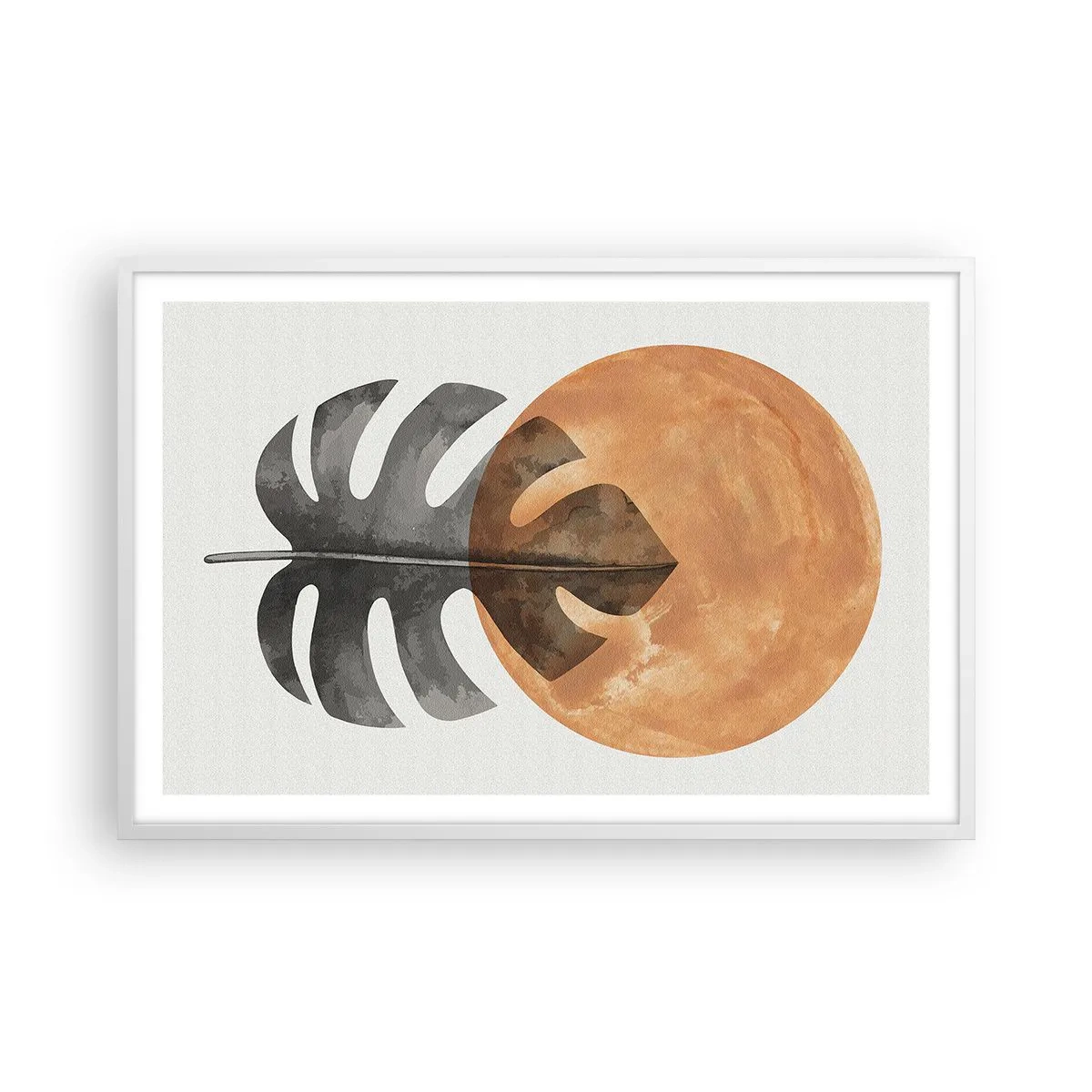 Affisch i vit ram - Alltid solen - 91x61 cm