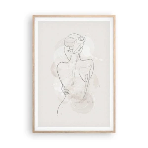 Affisch i ram av ljusek - Som ett känsligt instrument - 70x100 cm