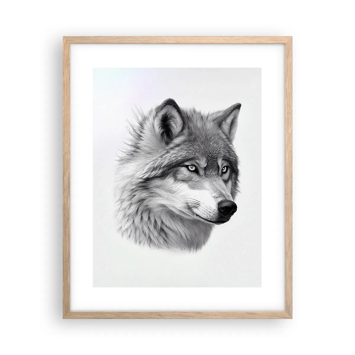 Affisch i ram av ljusek - Alfa - utan tvekan - 40x50 cm