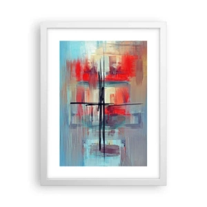 Affisch i vit ram - Landskap i en okänd dimension - 30x40 cm