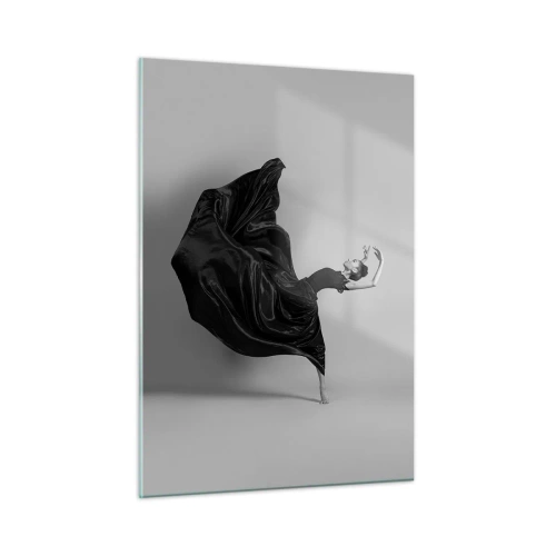 Glastavla - Bild på glas - Bevingad av musiken - 50x70 cm