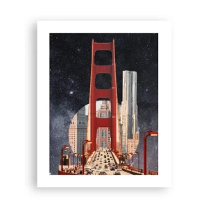 Affisch - Alltid i centrum - 40x50 cm