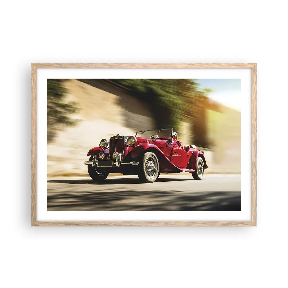 Affisch i ram av ljusek - Vackrare än Nike från Samothrakis - 70x50 cm