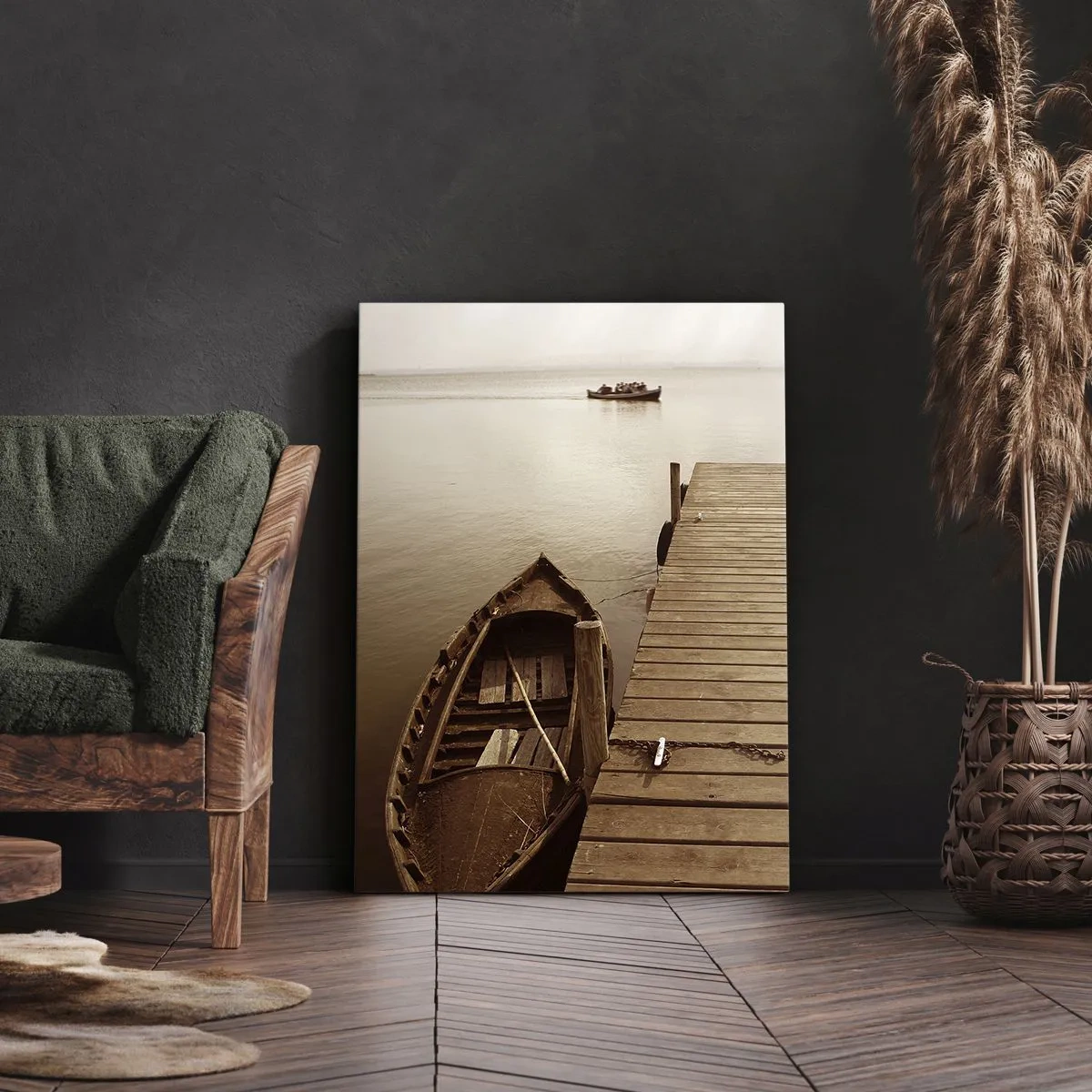 Canvastavla - Bild på duk - Stora lugnet - 50x70 cm