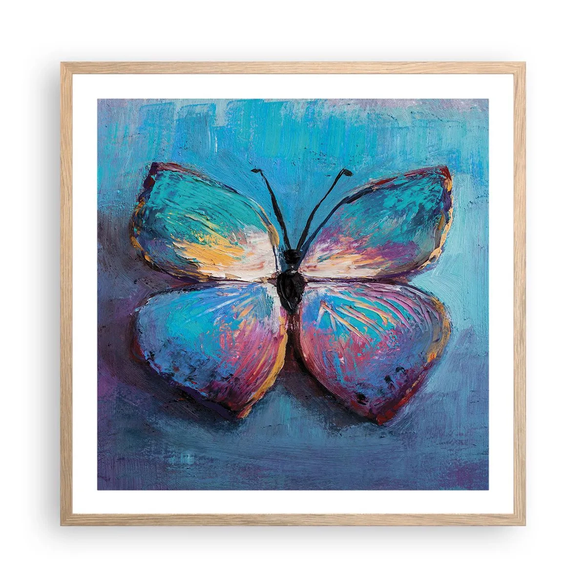 Affisch i ram av ljusek - I full charm - 60x60 cm