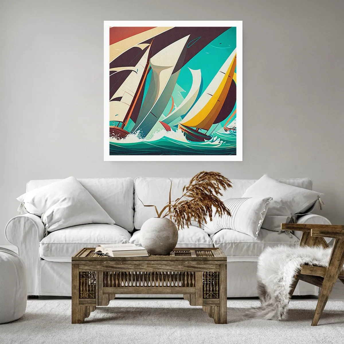 Affisch - Icke rädda för elementen - 60x60 cm