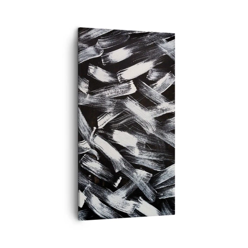 Canvastavla - Bild på duk - Abstraktion i industriell anda - 45x80 cm