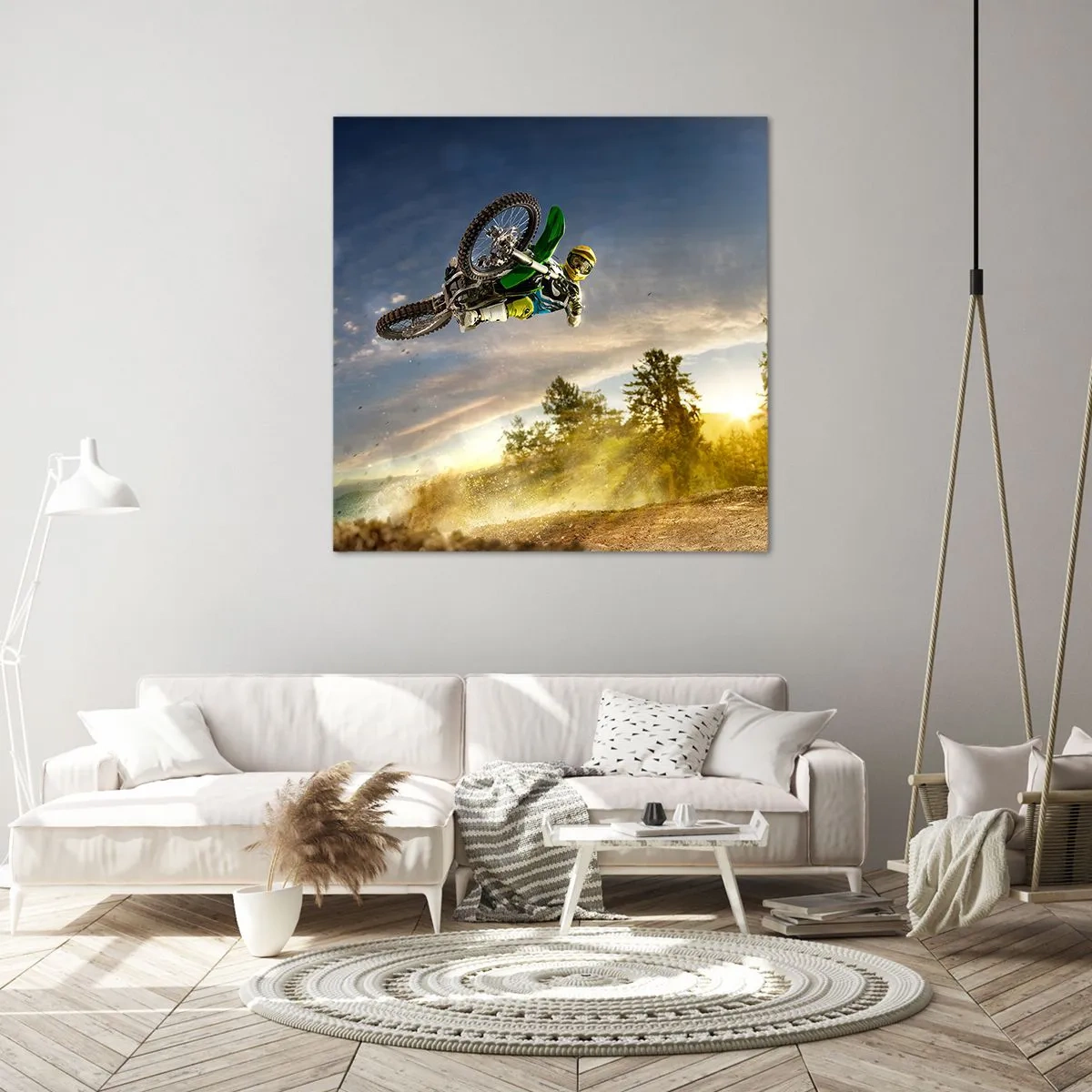 Canvastavla - Bild på duk - Koppla in emotioner! - 60x60 cm