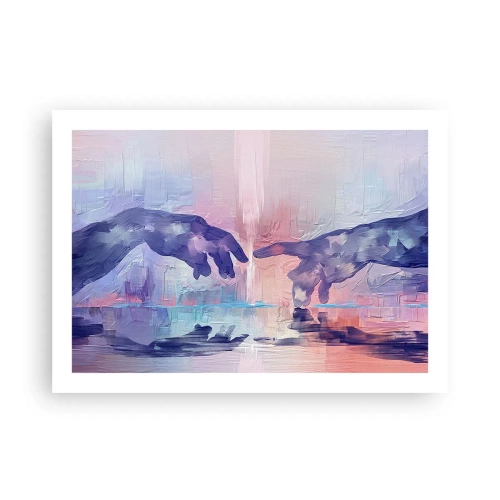 Affisch - Den gudomliga gnistan av liv - 70x50 cm