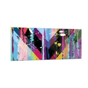 Glastavla - Bild på glas - Uppifrån nedåt - 100x40 cm
