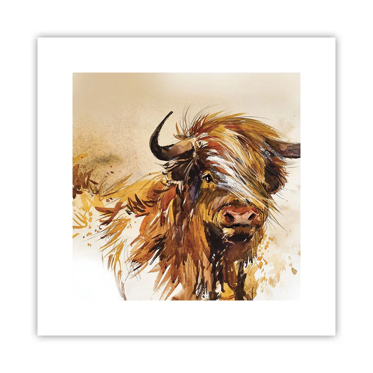 Affisch - Jägarens dröm - 30x30 cm