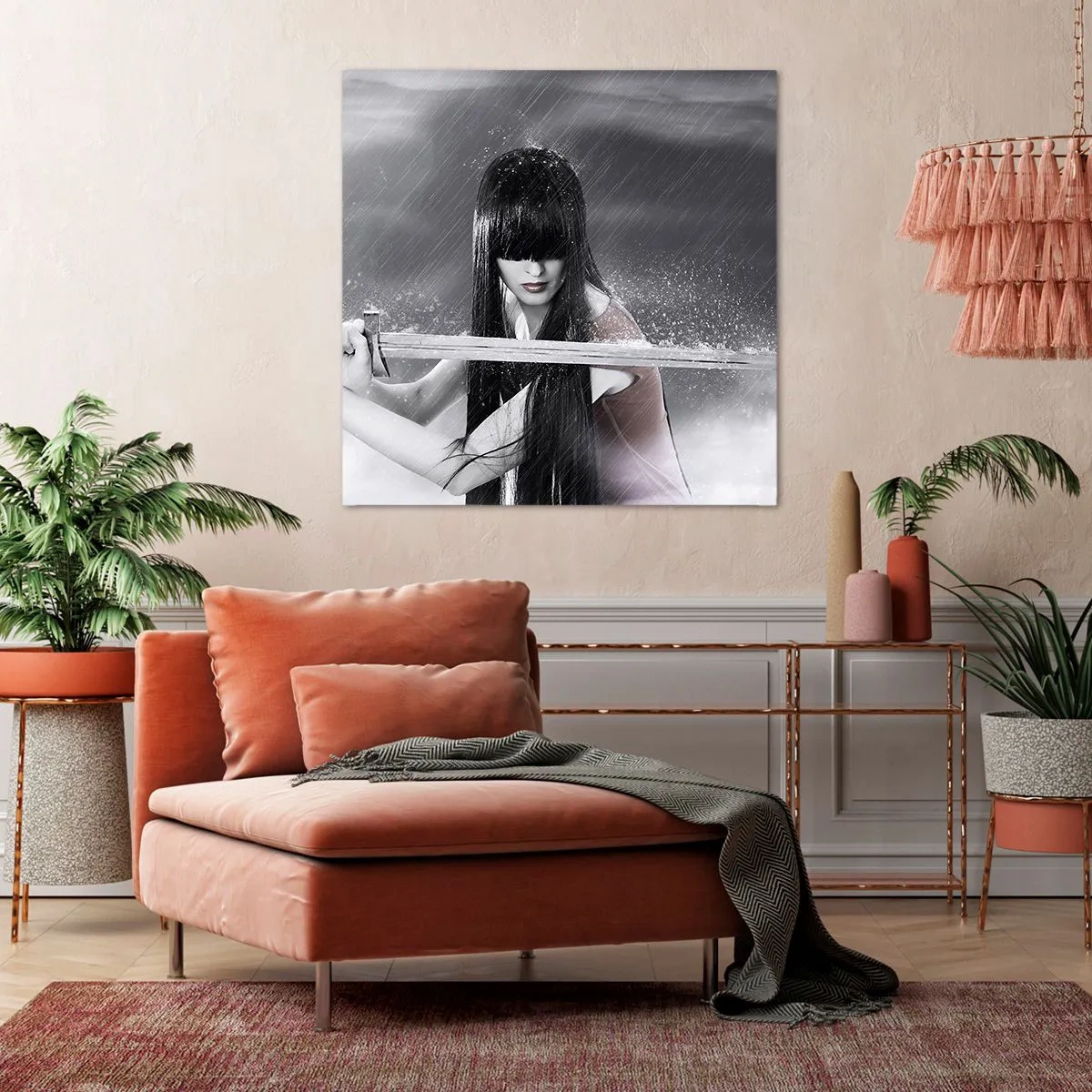 Canvastavla - Bild på duk - Vacker och farlig - 70x70 cm