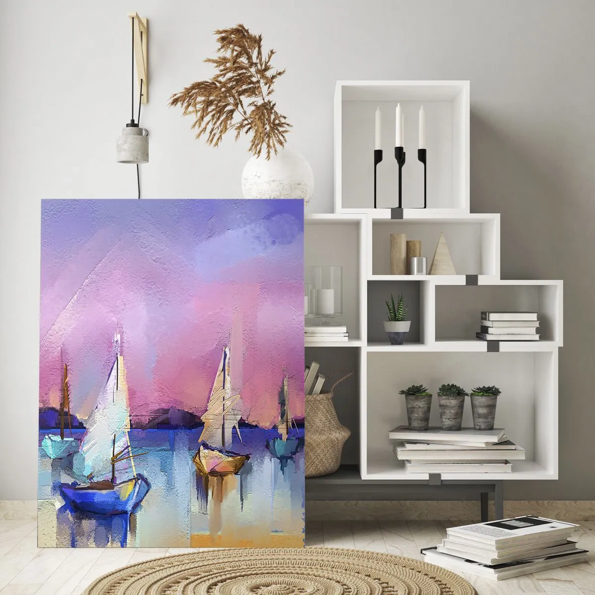 Glastavla - Bild på glas - Riktning: öppet vatten - 70x100 cm