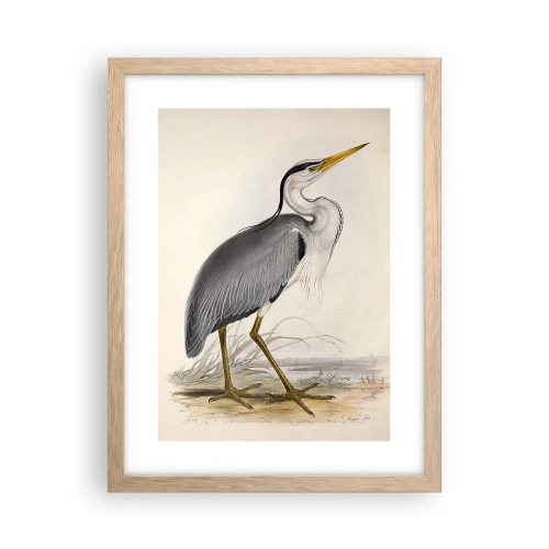 Affisch i ram av ljusek - Hägers charm - 30x40 cm