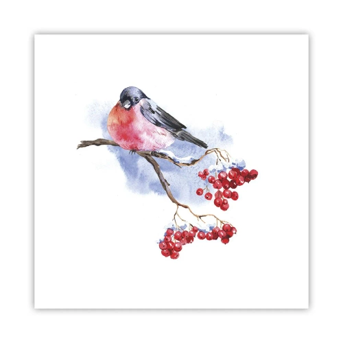 Affisch - Vinter i färger - 30x30 cm