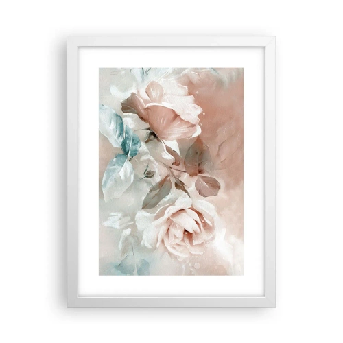 Affisch i vit ram - Romantikens anda - 30x40 cm