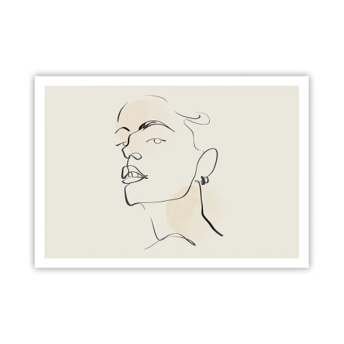 Affisch - Stolt blick - 100x70 cm