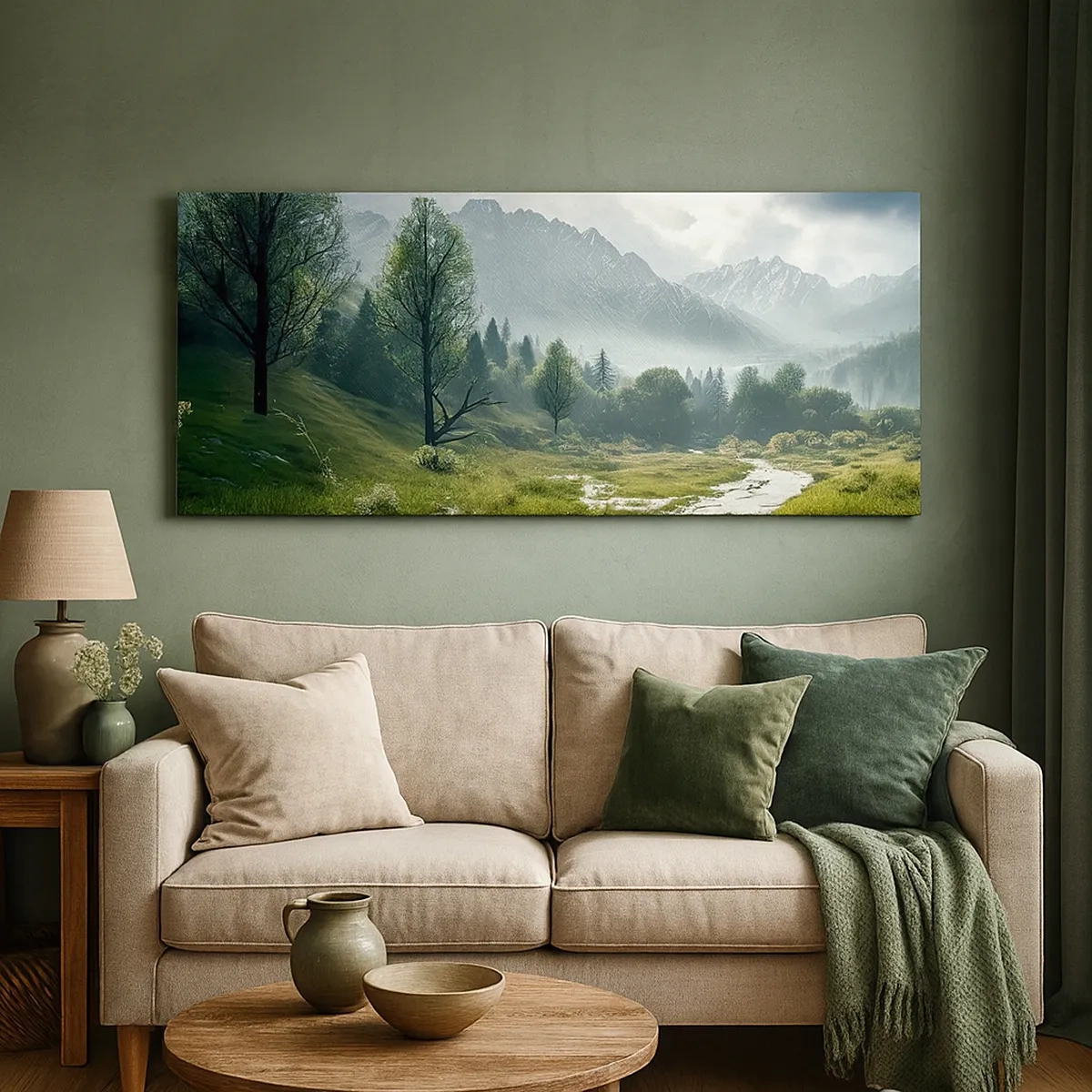 Canvastavla - Bild på duk - Fram och tillbaka - 30x30 cm