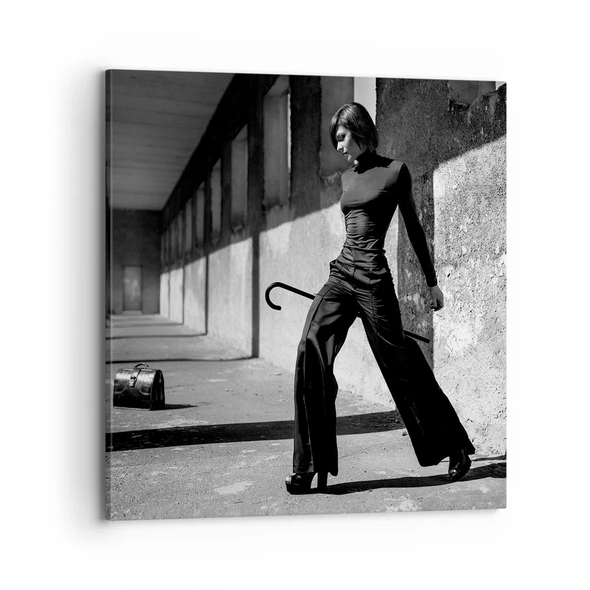 Canvastavla - Bild på duk - Stadselegans - 70x70 cm