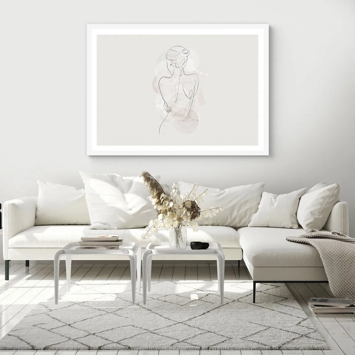 Affisch i vit ram - Som ett känsligt instrument - 91x61 cm