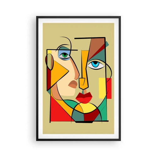 Affisch i svart ram - Ett matchande par - 61x91 cm