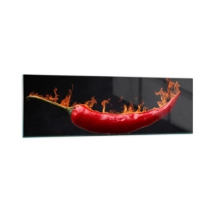 Glastavla - Bild på glas - Helvetiskt tilltugg - 160x50 cm