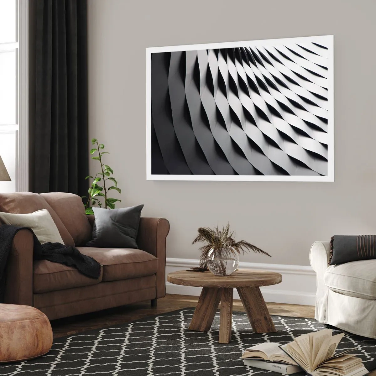 Affisch - På vågornas yta - 100x70 cm