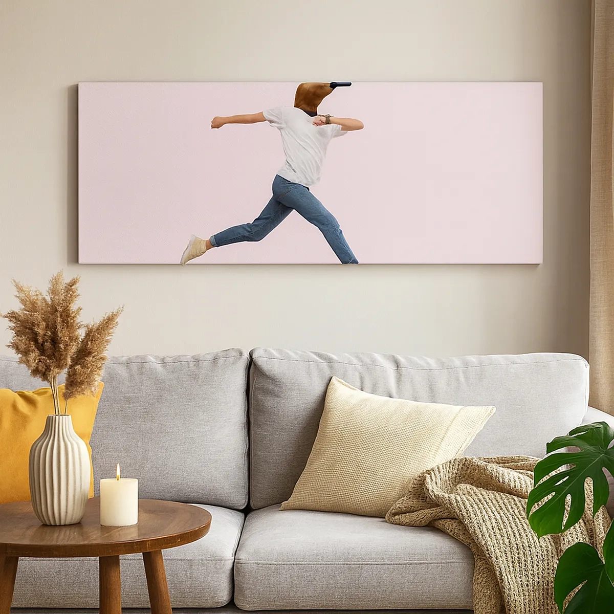 Canvastavla - Bild på duk - En nypa absurd - 30x30 cm