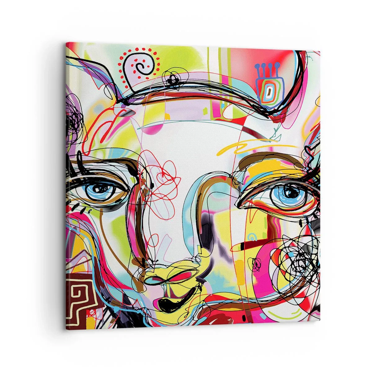 Canvastavla - Bild på duk - Kattnaturens rikedom - 50x50 cm