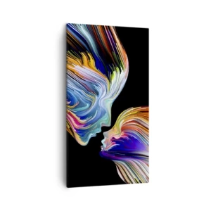 Canvastavla - Bild på duk - Fusion av energi och ljus - 45x80 cm