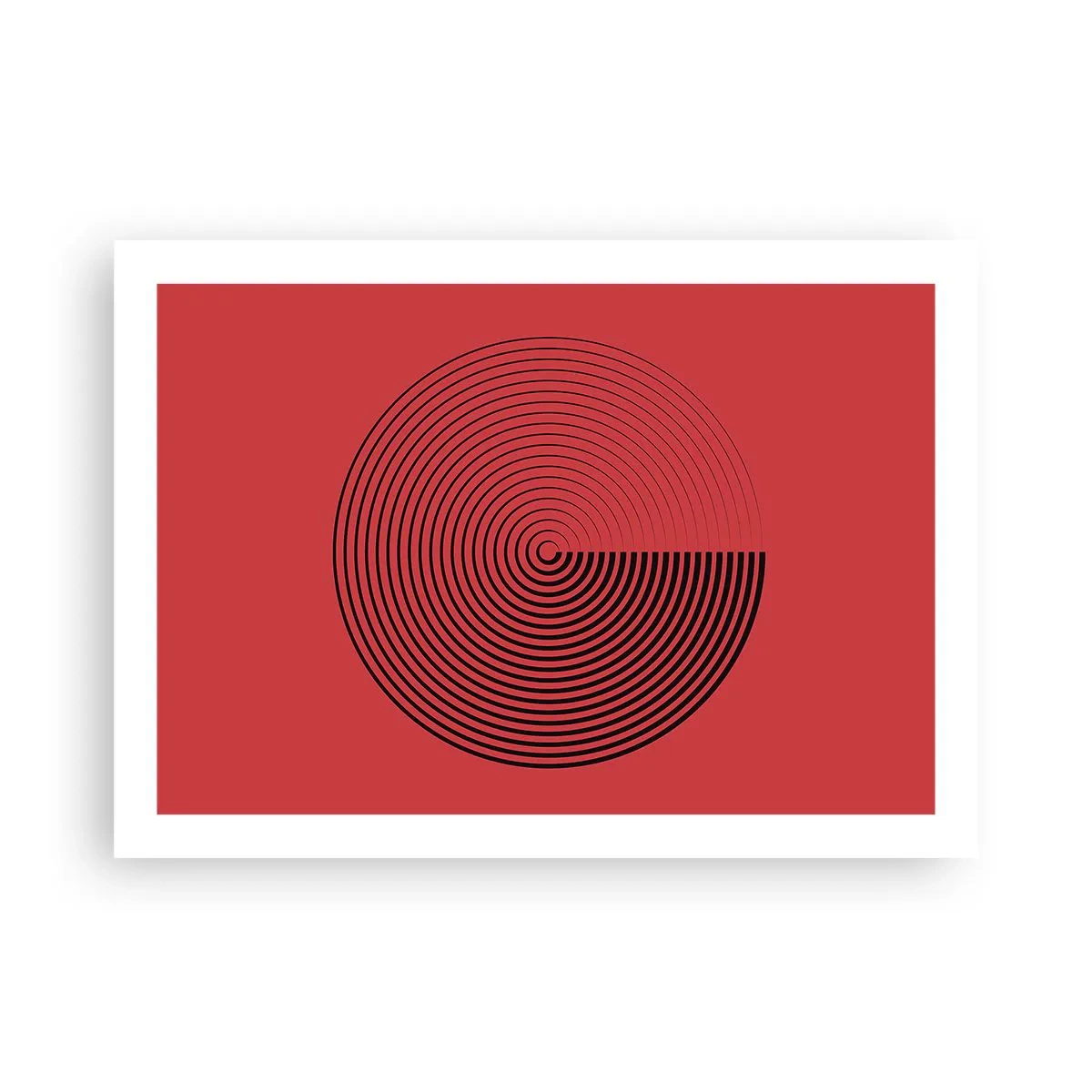 Affisch - Cirkulär rörelse - 70x50 cm