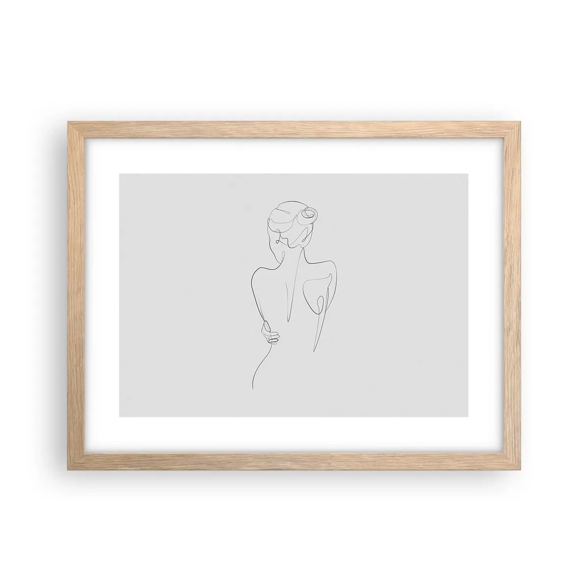 Affisch i ram av ljusek - Kroppens musik - 40x30 cm