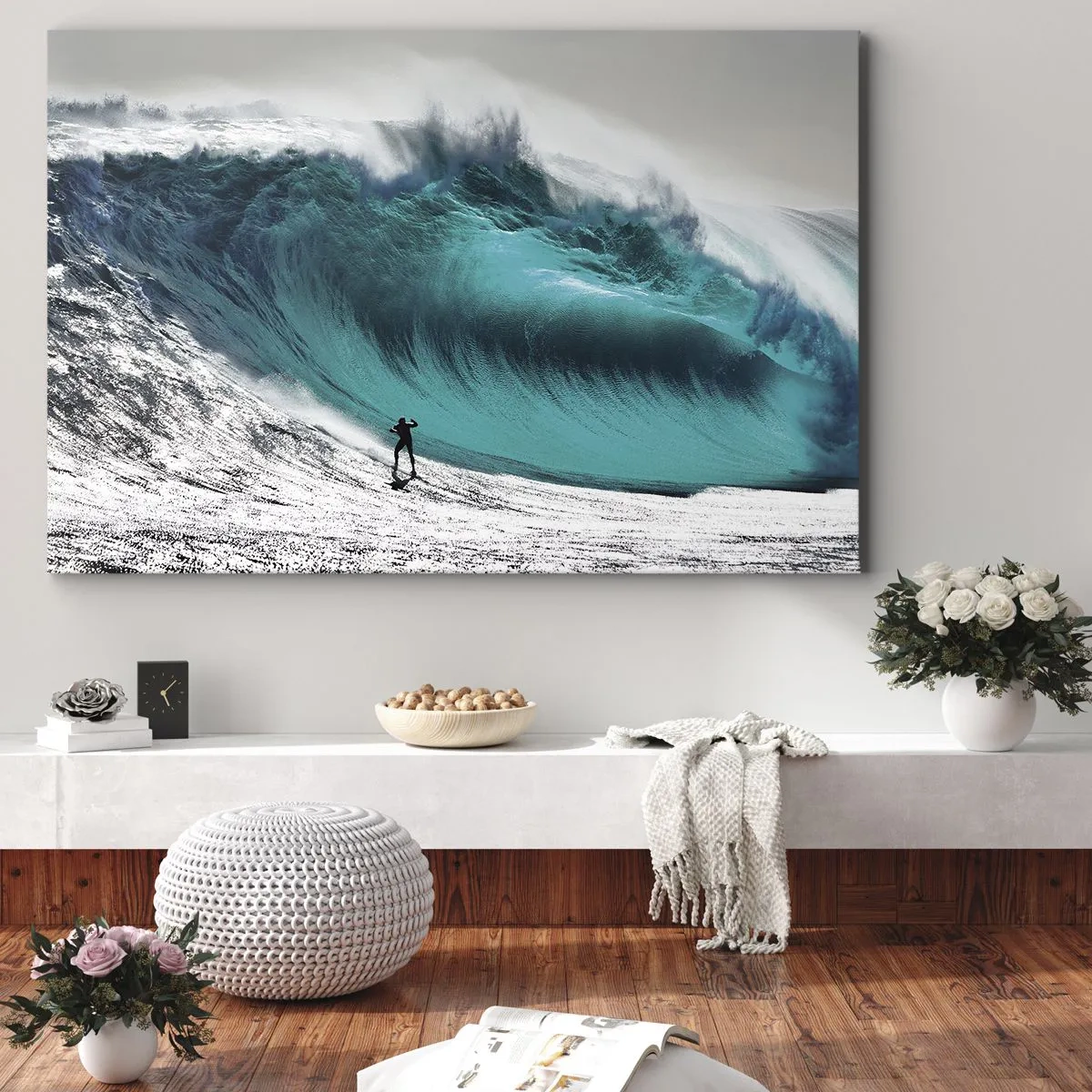 Canvastavla - Bild på duk - Utmaningen accepterad - 120x80 cm