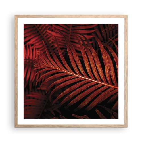 Affisch i ram av ljusek - Livets glöd - 60x60 cm