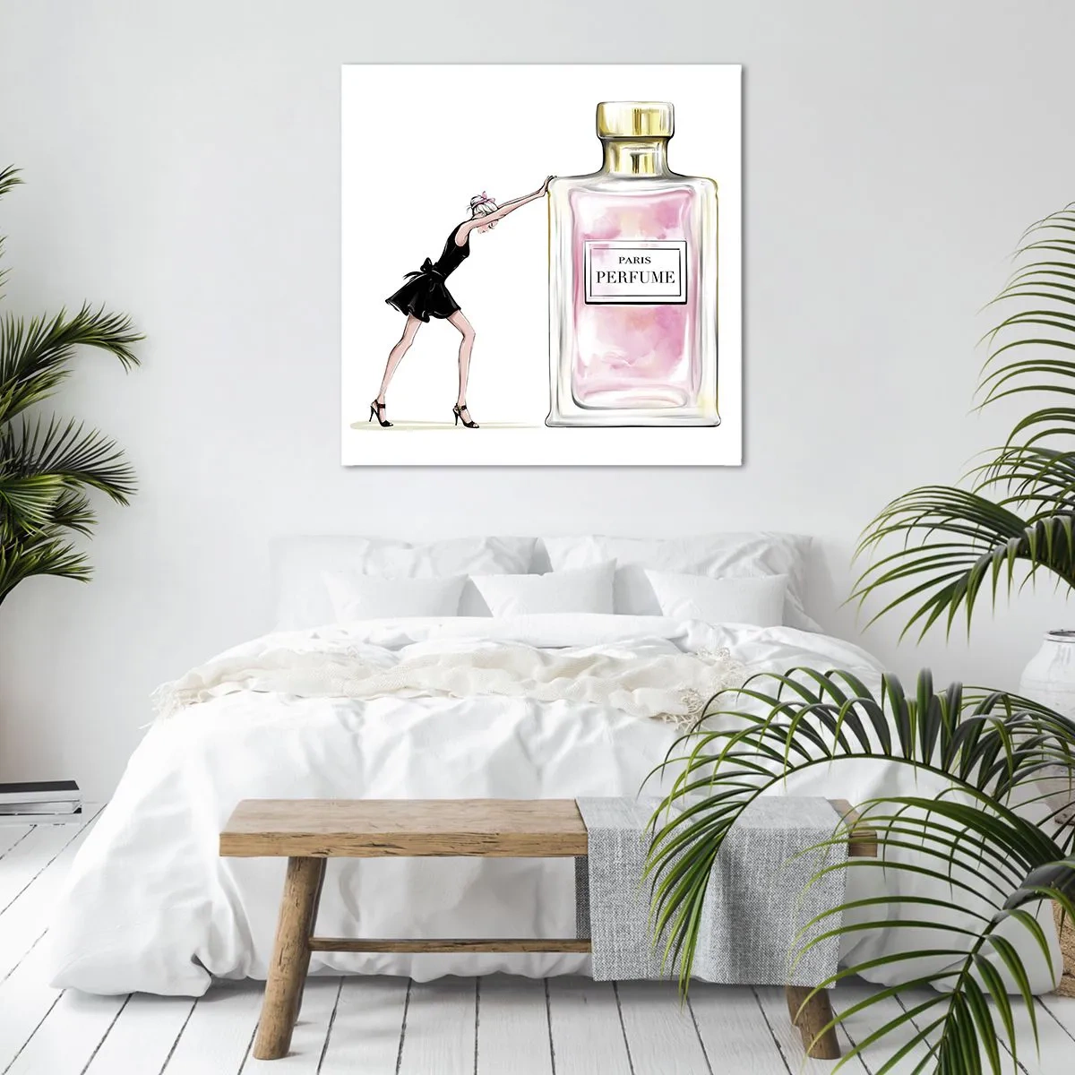 Canvastavla - Bild på duk - Kvinnlighetens kärna - 50x50 cm