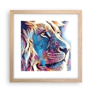 Affisch i ram av ljusek - Naturens klokhet - 30x30 cm