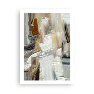 Affisch - Färgstarka lager på lager - 50x70 cm