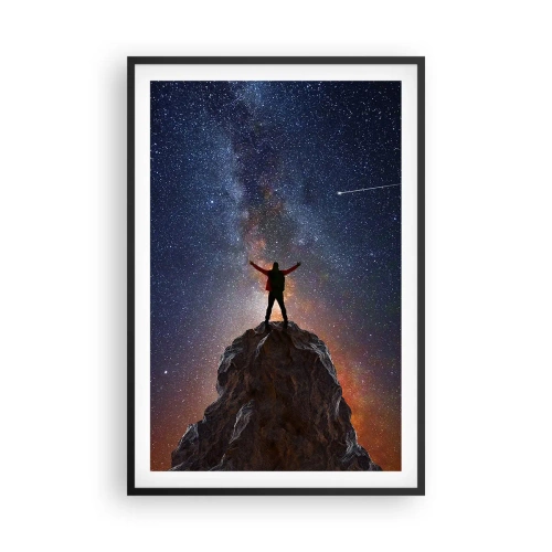 Affisch i svart ram - Kraften är med mig! - 61x91 cm