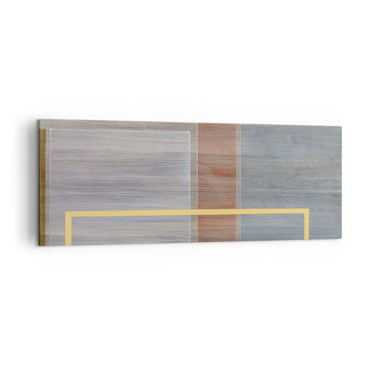 Canvastavla - Bild på duk - Rakt och lugnt - 140x50 cm