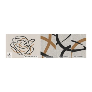 Provbit av fototapet Premium Sand - Allt har gått fel - Boho, Abstraktion, Rader - 100x30 cm