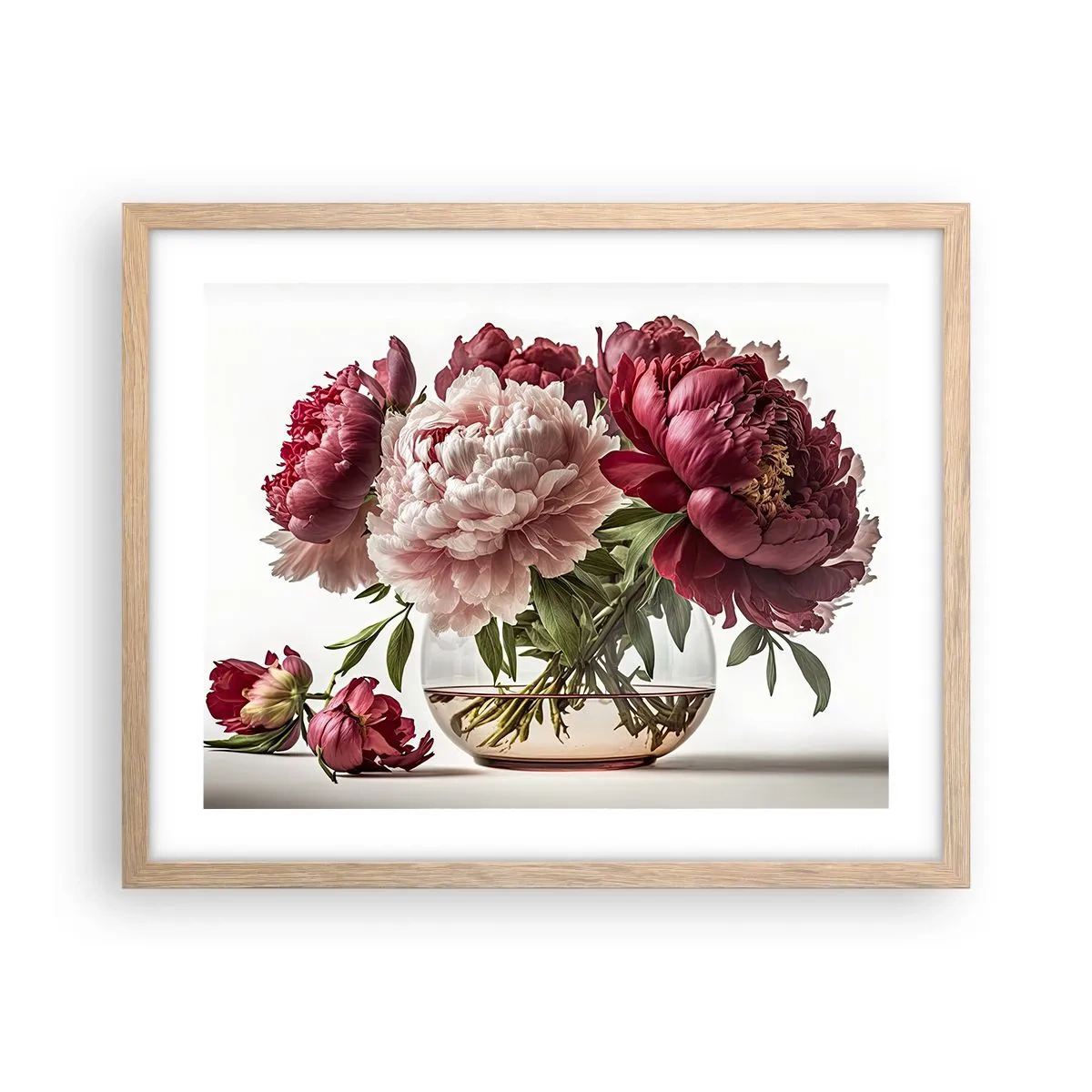 Affisch i ram av ljusek - I full blom av skönhet - 50x40 cm