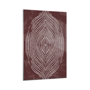 Glastavla - Bild på glas - Rymden talar - 80x120 cm