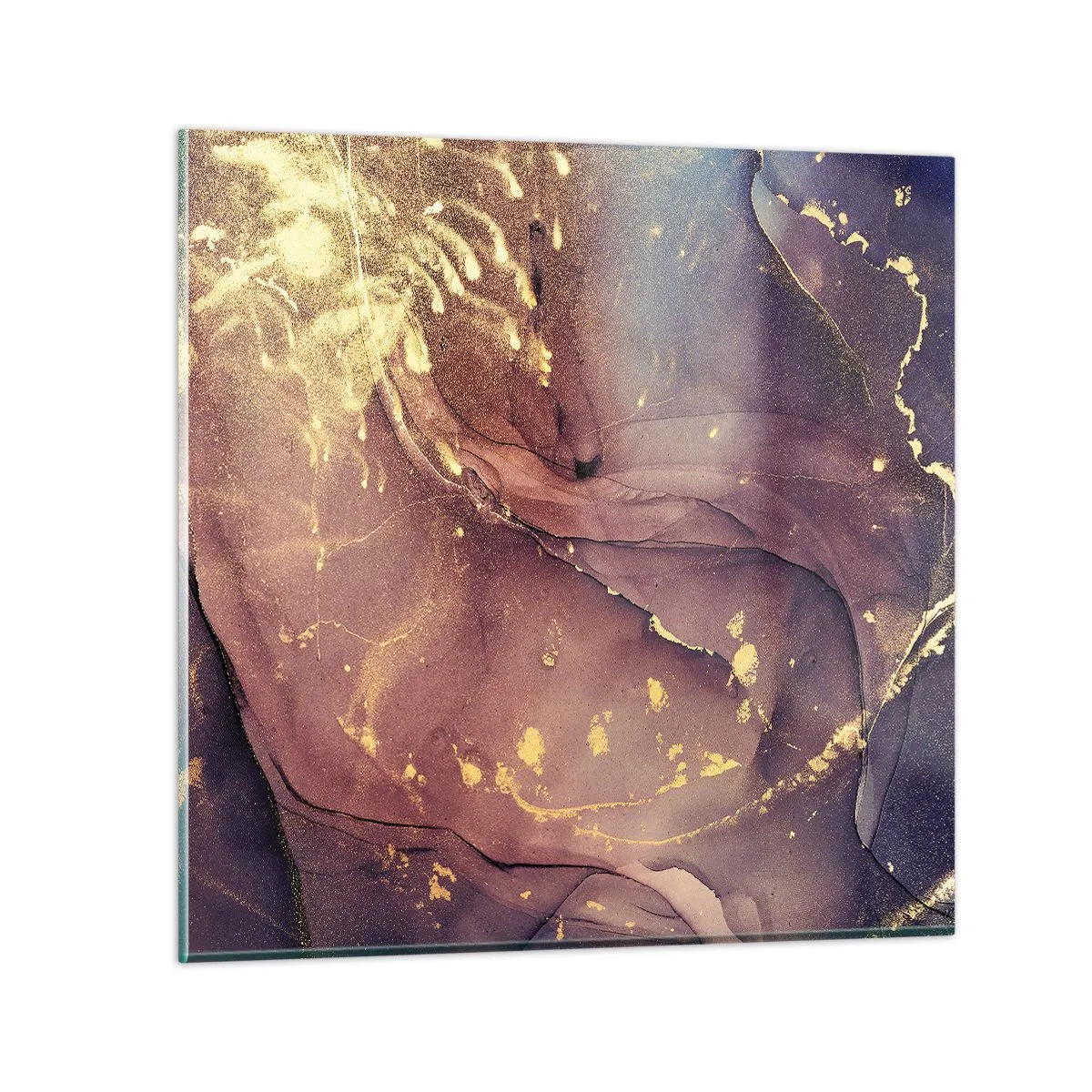 Glastavla - Bild på glas - Materia och ande - 60x60 cm