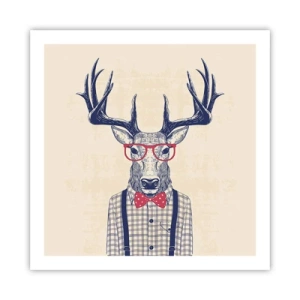 Affisch - Rolig extravagans - 60x60 cm