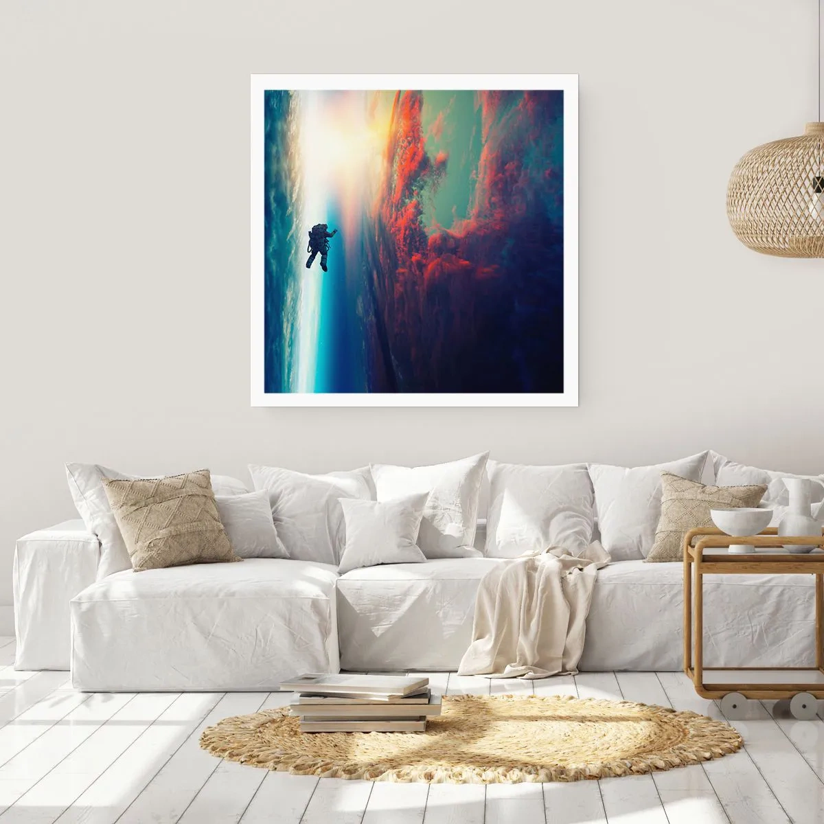 Affisch - Stå emot universumet - 50x50 cm