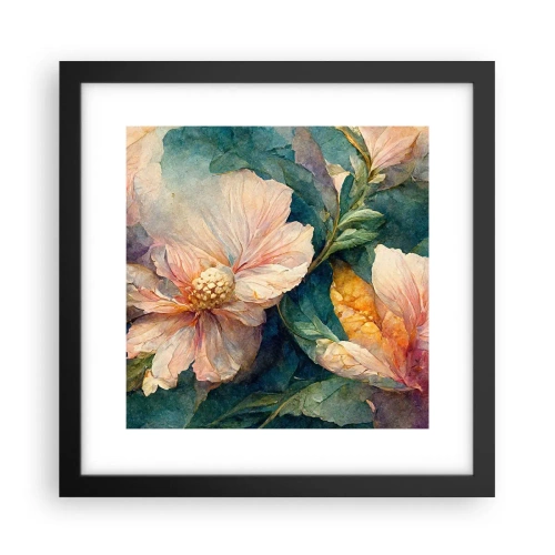 Affisch i svart ram - Bara subtilitet - 30x30 cm