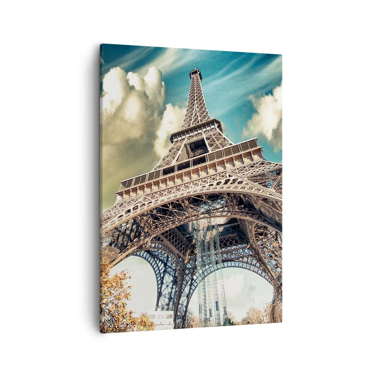 Canvastavla - Bild på duk - Och på hösten i Paris... - 50x70 cm