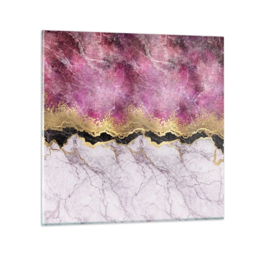 Glastavla - Bild på glas - På gränsen - 30x30 cm