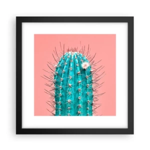 Affisch i svart ram - Titta bara - 30x30 cm