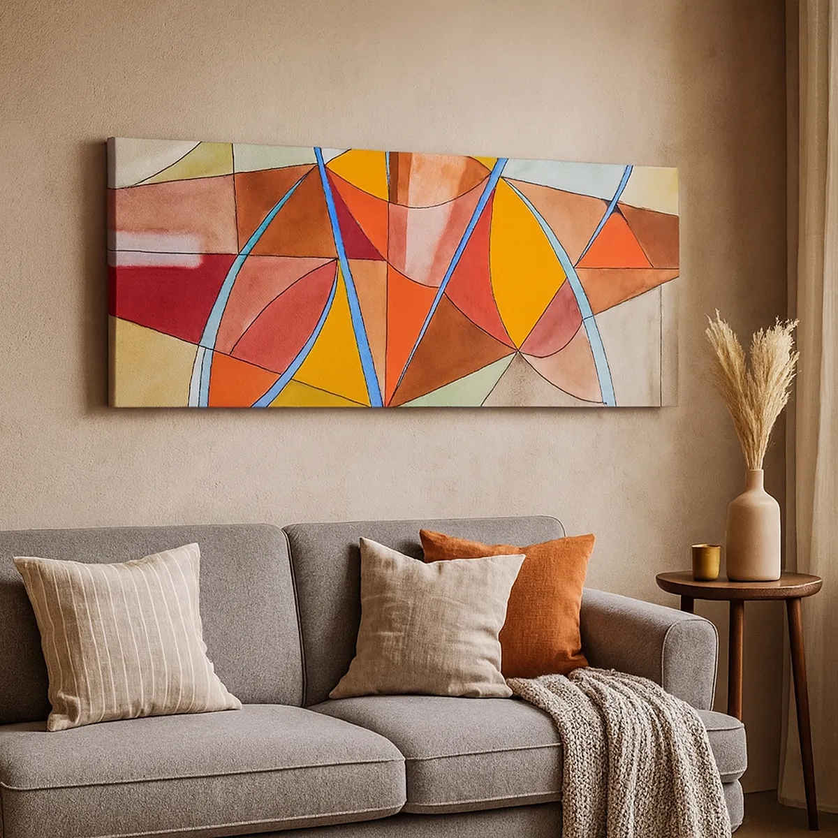 Canvastavla - Bild på duk - Karusell, drömmarnas karusell - 30x30 cm